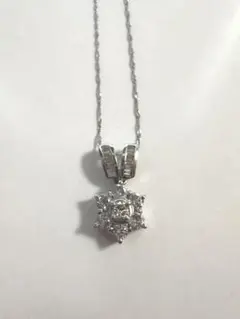 美品☆VENDOMEのpt950/850ダイヤネックレス ダイヤ0.4ct - メルカリ