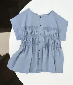 完売品　フリークスストア　カットシャーリング ボタン ノースリーブ Tシャツのサムネイル