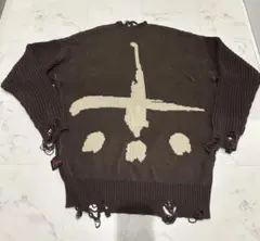 cvtvlist CTLS ロゴ入り クラッシュニットセーター　ブラック　1 2025年最新】cvtvlist ニットの人気アイテム - メルカリ