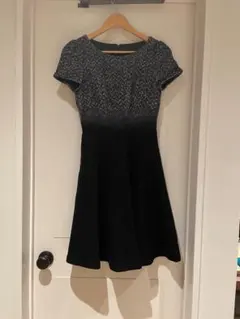 半袖ひざ丈ワンピース anayi 38 ウール