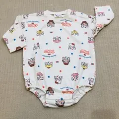 80cm 不二家ペコちゃんxサンリオキャラクターズ　ロンパース　新品