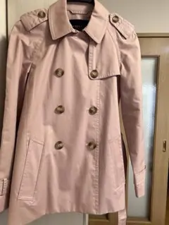 新品級　COACH コーチ　ピンク トレンチコートSサイズ　スプリングコート 中古・古着通販】COACH (コーチ) トレンチコート ピンク サイズ:XXS