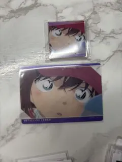 コナンプラザ 購入特典 アクリルブロック 灰原哀 クリアカード 場面写