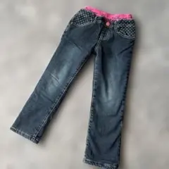 女児　ジーパン　裏ボア　120 とてもあたたかい！