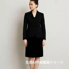 美品 コムサデモード 黒 テーラードジャケット M リクルート 通勤 フォーマル