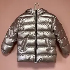 えるきち様専用　シルバー フード付きダウンコート　キッズ　GAP