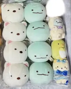 すみっコぐらし むぎゅむぎゅ くまカフェ てのりぬいぐるみ ふくろう