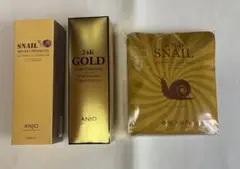 ANJO Snail ピーリングジェル フォームクレンジング シートマスク 