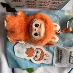 POP MART イニシャル ラブブ LABUBU アルファベット Z オレンジ