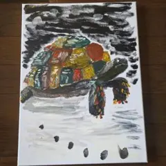 リクカメの油絵