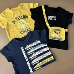新幹線 Tシャツ 3枚セット Dr.Yellow 100のサムネイル