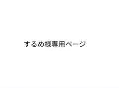 するめ様専用ページ