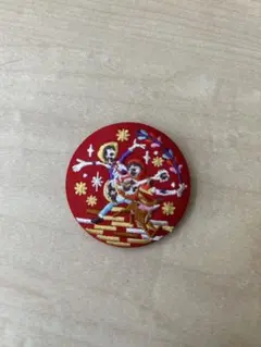 ディズニー刺繍缶バッチ　リメンバーミー