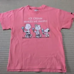 n.o.u.s Peanuts Tシャツ 140cm ピンクのサムネイル
