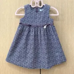 Tartine et Chocolat 花柄ノースリーブワンピース　90サイズ