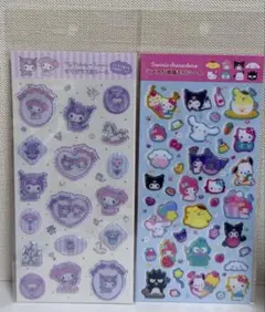 【正規品】サンリオ ラメ入り樹脂 すりガラス風 キティ マイメロ クロミ 他