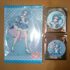キュアウインク（蒼風なな）　キミとルララ　アクスタ＆缶バッジ2種