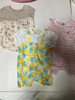 ベビーロンパース3点セット