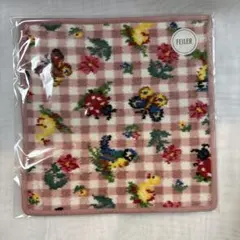 【新品】FEILER フェイラー ハイジチェック ハンカチ ペールピンクのサムネイル
