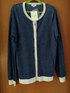 カーディガン　綿、カシミヤ混　coen