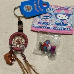 沖縄限定ストラップ　シーサ　ハローキティ