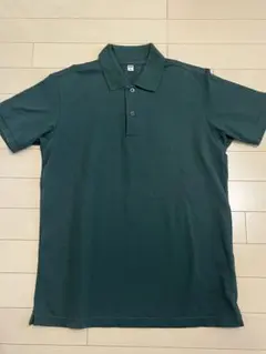 UNIQLOポロシャツ　グリーン　Mサイズ