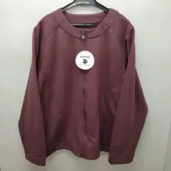 2075　新品タグ付き紫裏起毛ジャケット