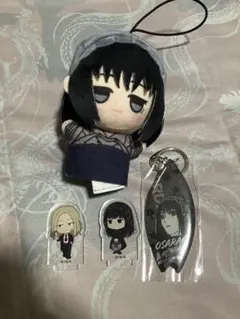 大佛　SAKAMOTO DAYS チビちびぐるみ　チャーム　2点セット