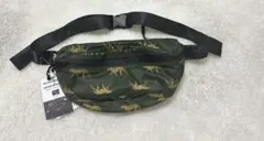 新品　KiU キウ ボディバッグ レオパード グリーン 撥水 防水