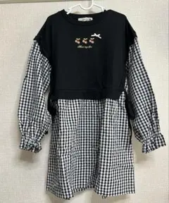 キッズ　シャツ　ワンピース　130㎝