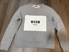 MSGM MILANO ロゴ 裏起毛スウェット グレー S
