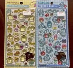 ボンボンドロップシール　ポムポムプリン&ハンギョドン2枚セット　正規品