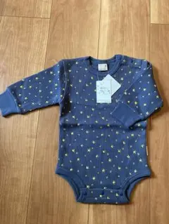プティマイン　星柄ロンパース 80cm