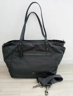 ✿めめんともり様専用✿COACH ブラック系トートバッグ、マザーズバッグ