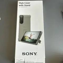 SONY XPERIA 5 3 純正 スタイルカバー グレーのサムネイル