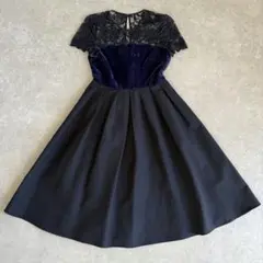 JILL STUART ジルスチュアート ロシェルレース切替えドレス ワンピース