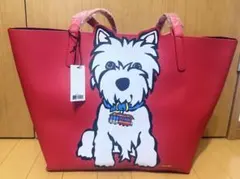 Anya Hindmarch アニヤハインドマーチ ボストンテリア トートバッグ