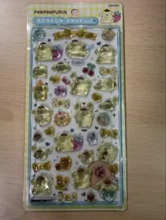 ひ*み様 正規品 サンリオ ポムポムプリン ボンボンドロップシール