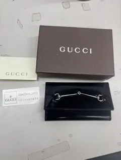 GUCCI グッチ キーケース 6連 インターロッキングGブラック - メルカリ