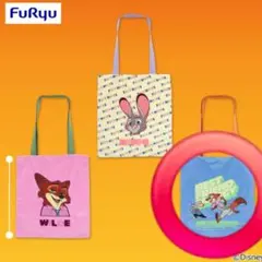 ズートピア2 さがら刺繍風トートバッグ　新品未使用　カバン