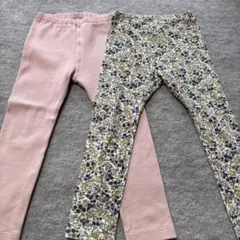 ユニクロ　10分丈リブレギンス　110