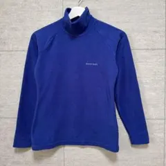 モンベル　mont-bell ハイネック トレーナー ダークブルー