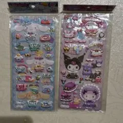 シール　シナモンロール　クロミ　マイメロ　　ファッションコーディネート　サンリオ