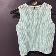 リリーブラウン　メッシュトップス