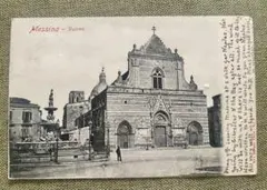 イタリア メッシーナ大聖堂 アンティーク絵葉書