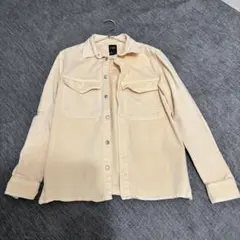ZARA カラーデニムシャツジャケット ネオンオレンジ Sサイズのサムネイル