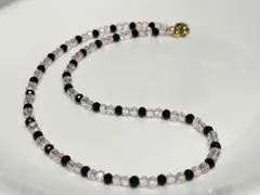 ガラスビーズネクレス40cm