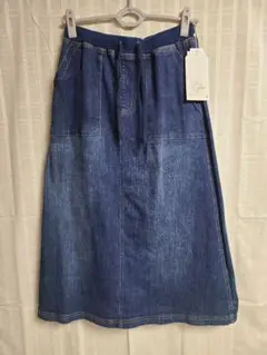 【新品】ロゴスデイズ　デニム ロングスカートのサムネイル