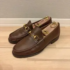 希少モデル グッチ不朽の最高傑作 ダークブラウン×ゴールド ビット 