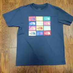 THE NORTH FACE カラフルロゴ Tシャツ ネイビー